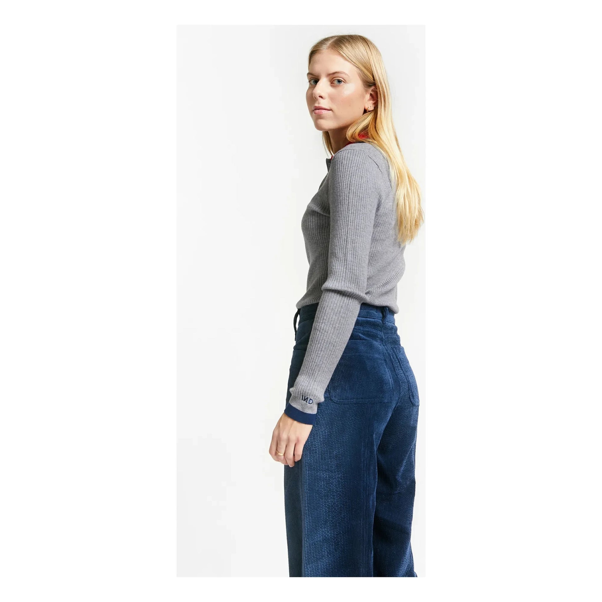 Indee - Polo Today sweater | Grey