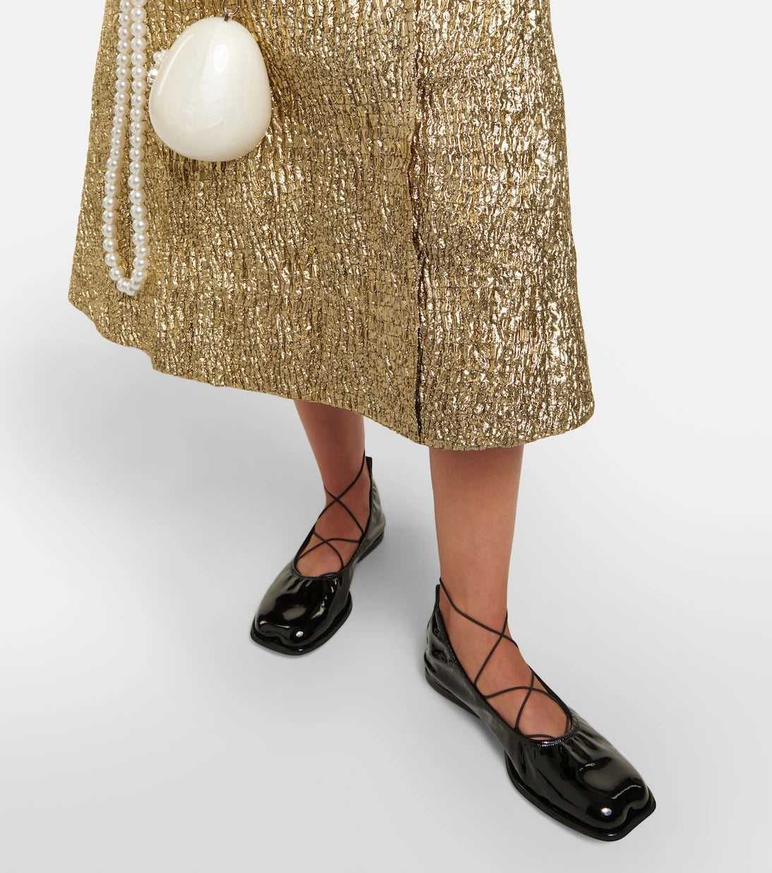 Simone Rocha - Patent leather ballet flats