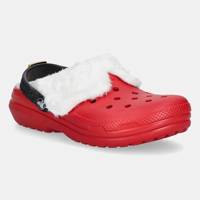 Детски чехли Crocs CLASSIC LINED SANTA CLOG