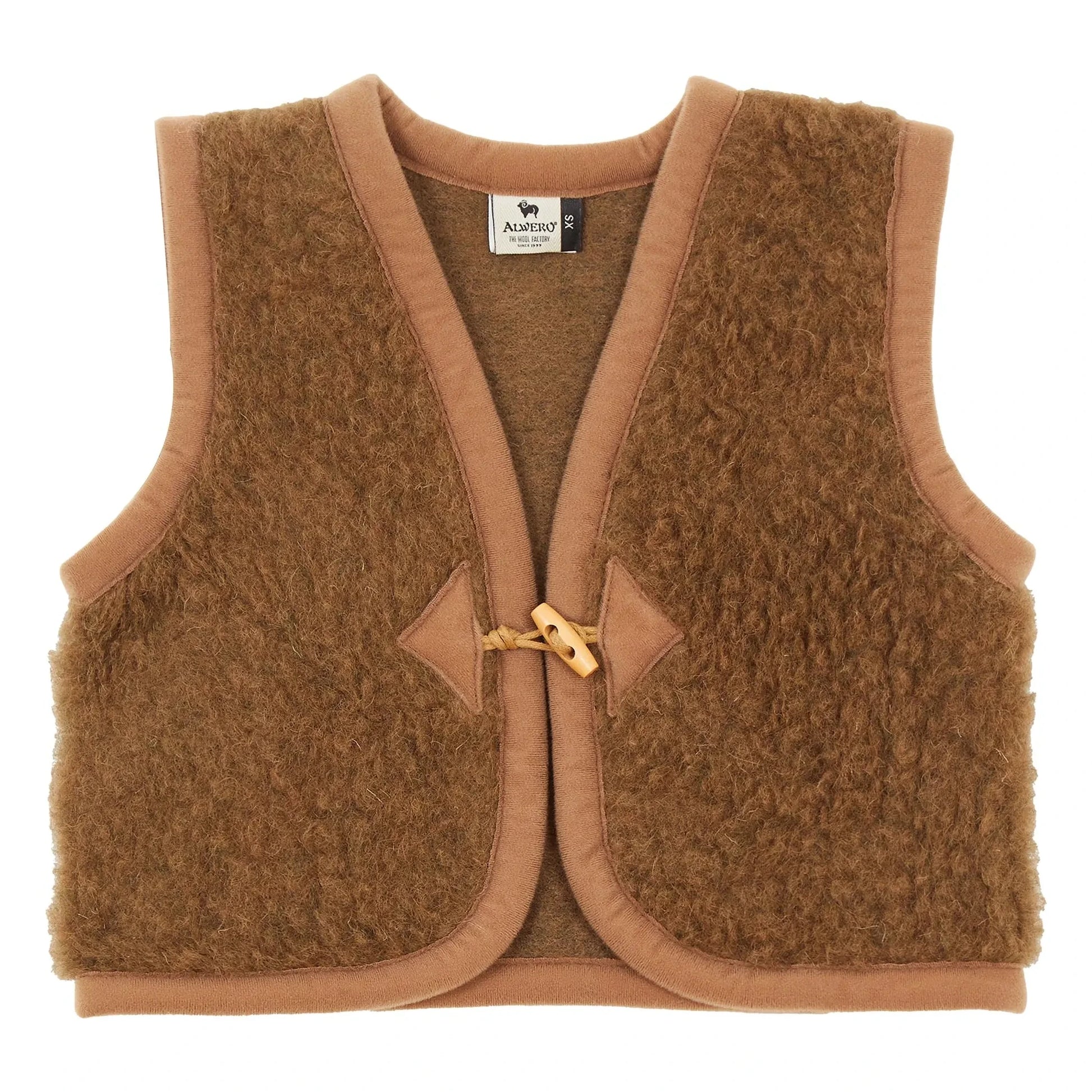 Alwero - Alpen Junior Sleeveless Vest | Chocolate