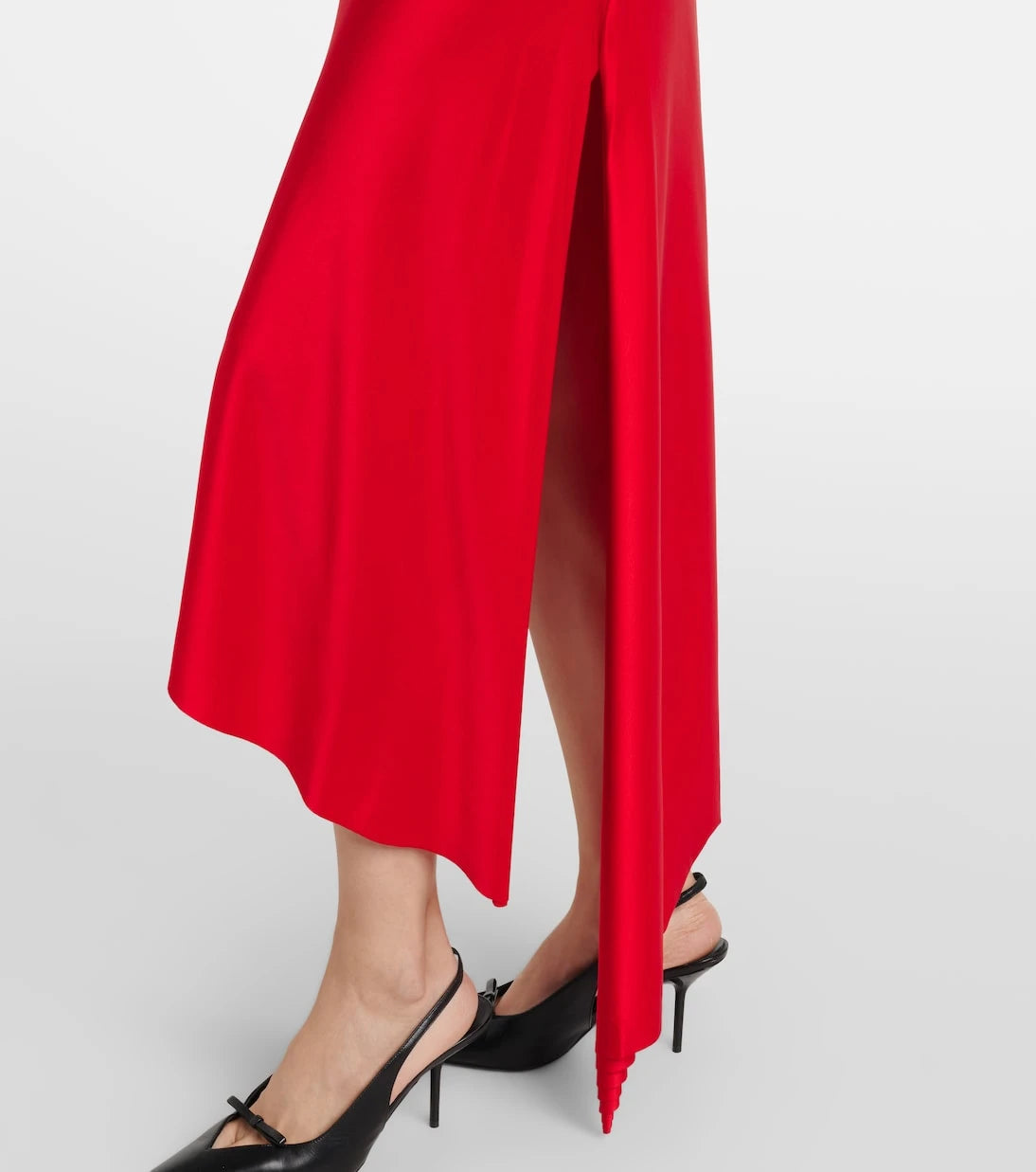 Victoria Beckham - Twist ruched jersey midi dress