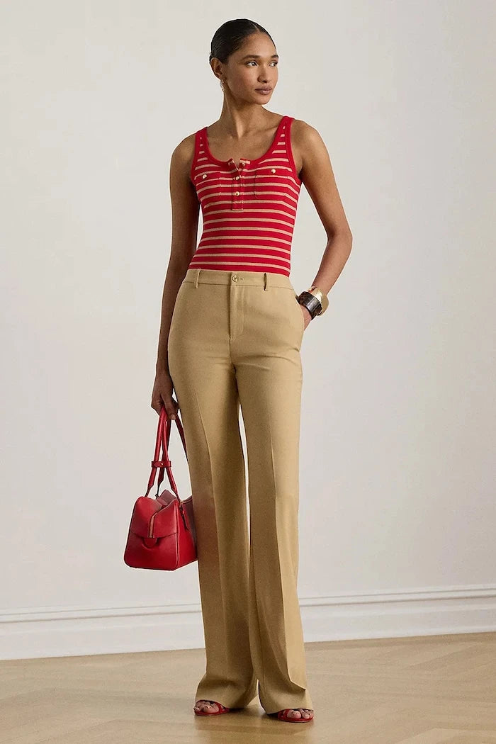 Lauren Ralph Lauren Kadın Düz Pantolon