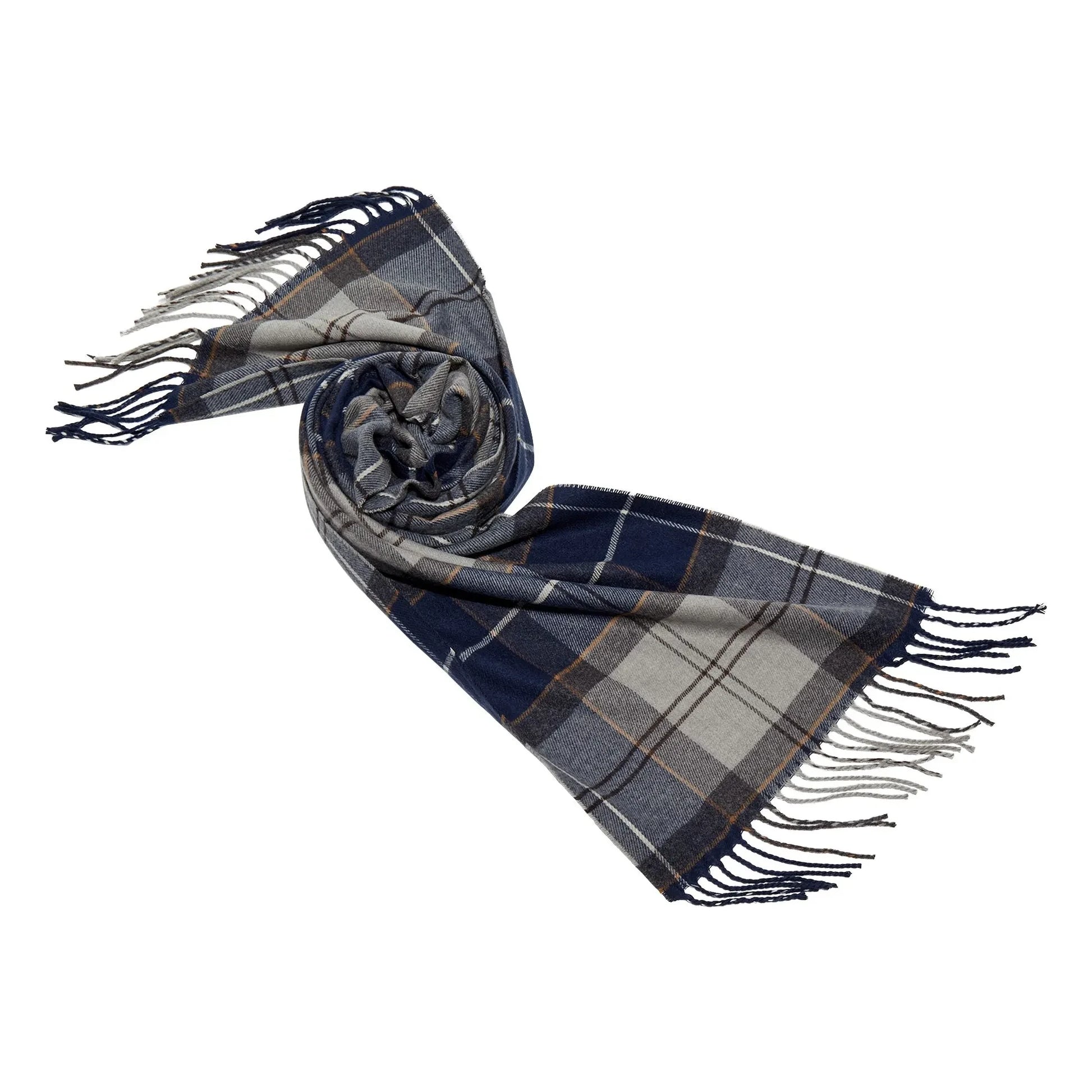Barbour - Galingale Tartan Scarf  | Grey blue