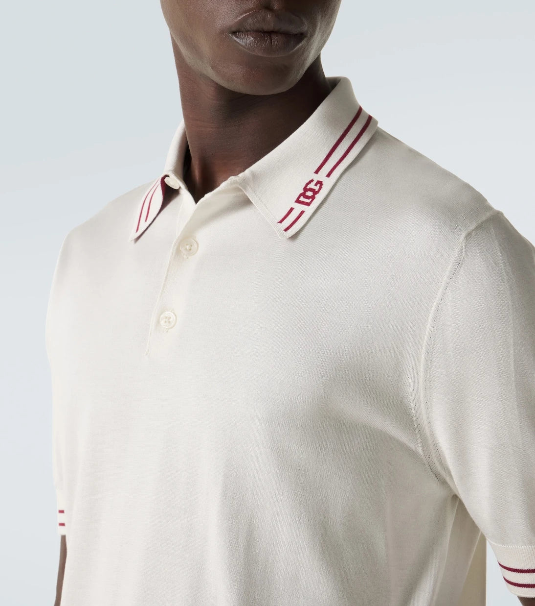 Dolce&Gabbana - DG silk polo shirt