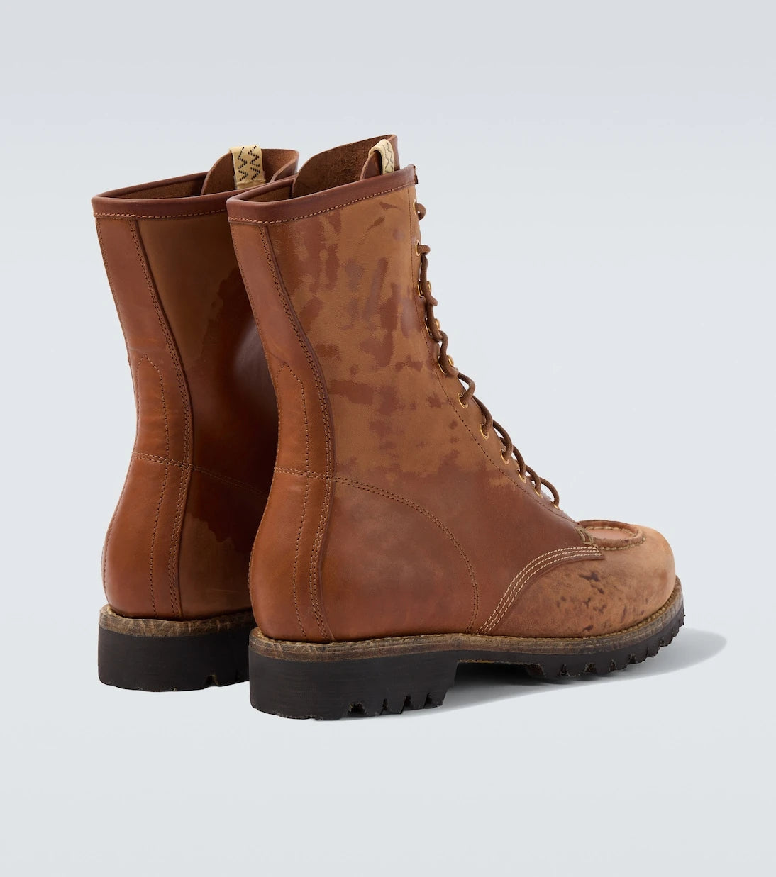 Visvim - Scout Moc leather lace-up boots