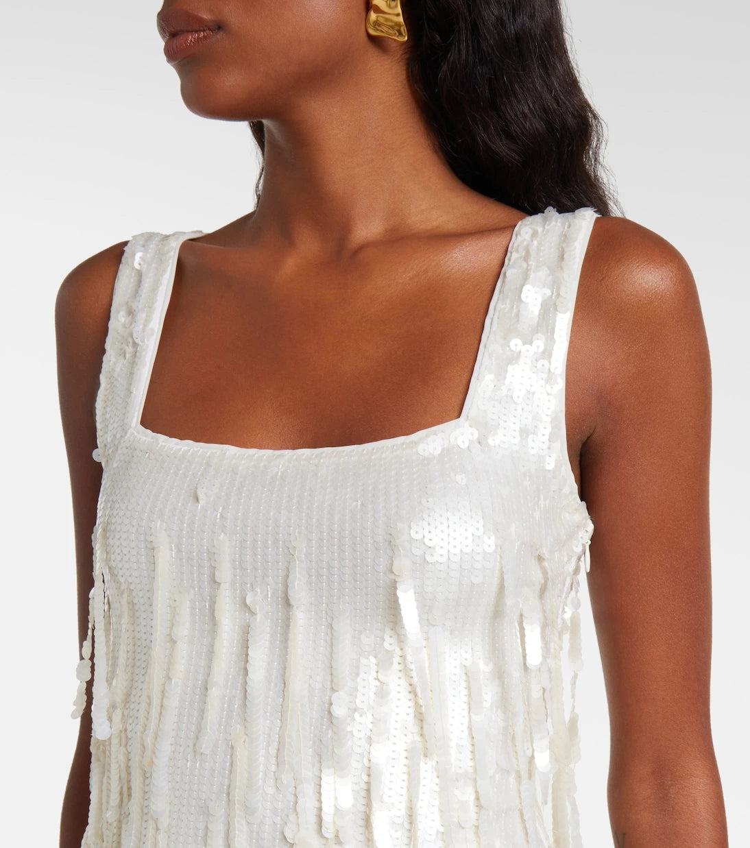 Staud - Le Sable payetli mini elbise