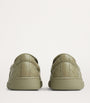 Bottega Veneta Green Leather Intrecciato Sawyer Sneakers