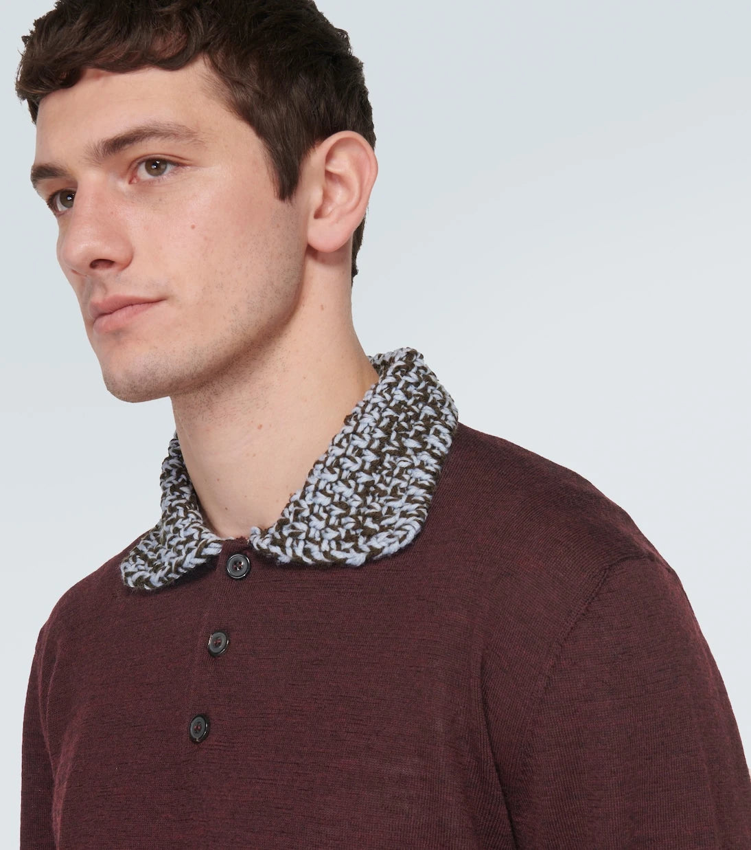 Maison Margiela - Wool polo sweater