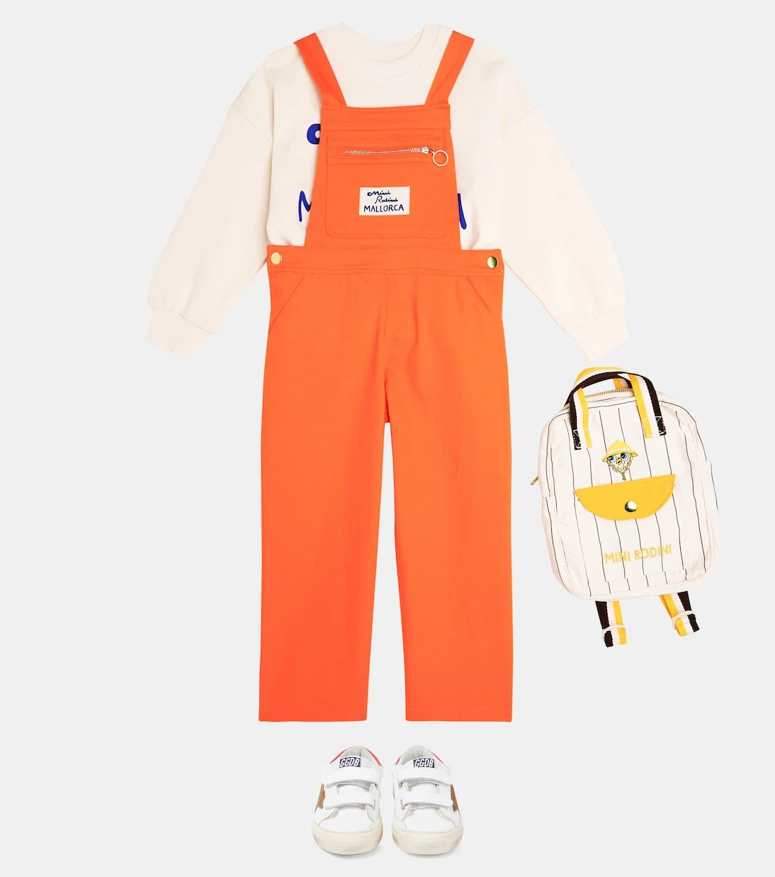 Mini Rodini - Mallorca Patch denim overalls