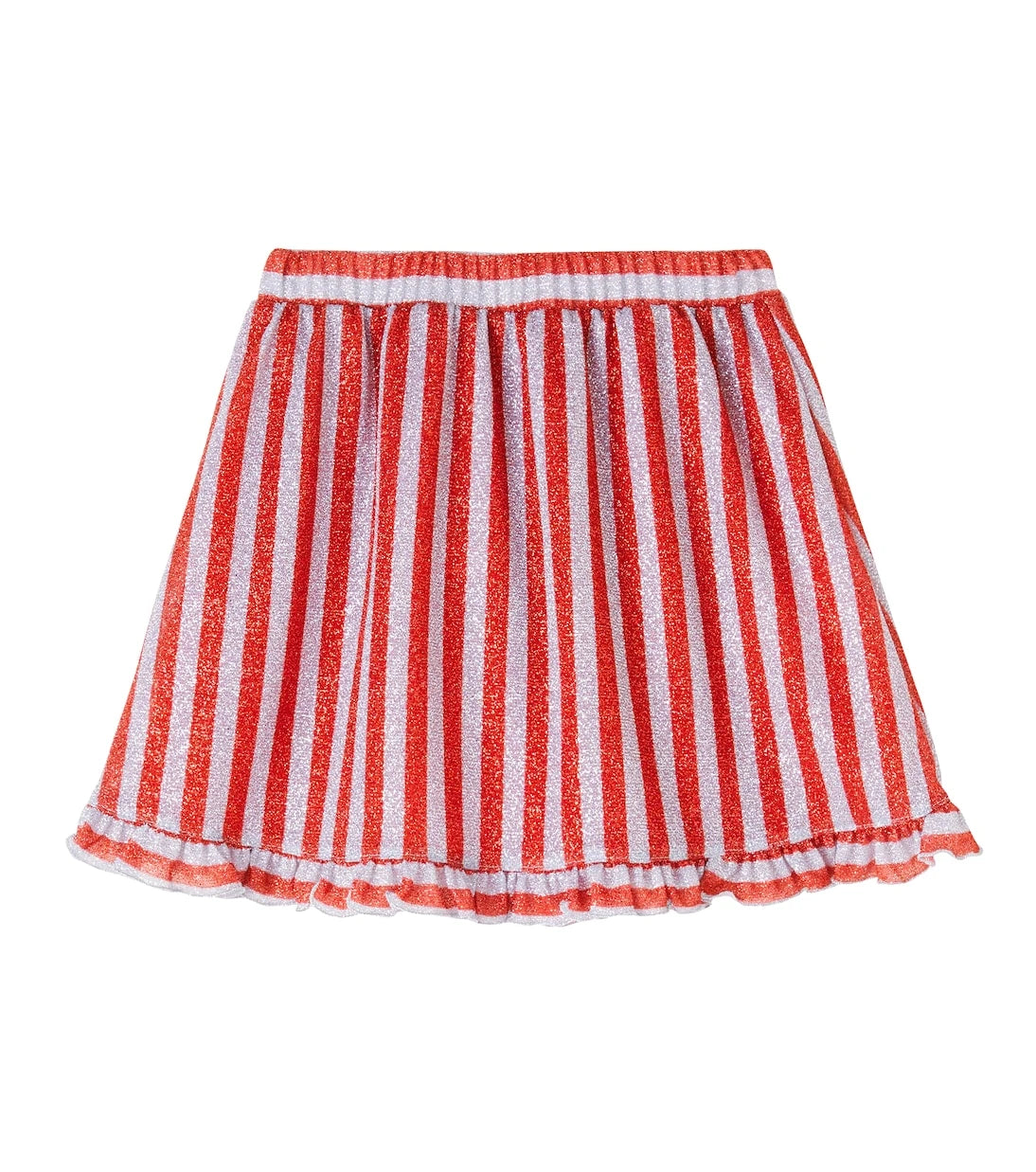 Oséree Kids - Striped lamé skirt