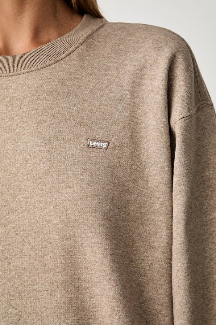 Levi's pamuklu kadın sweatshirt EVERYDAY CREW