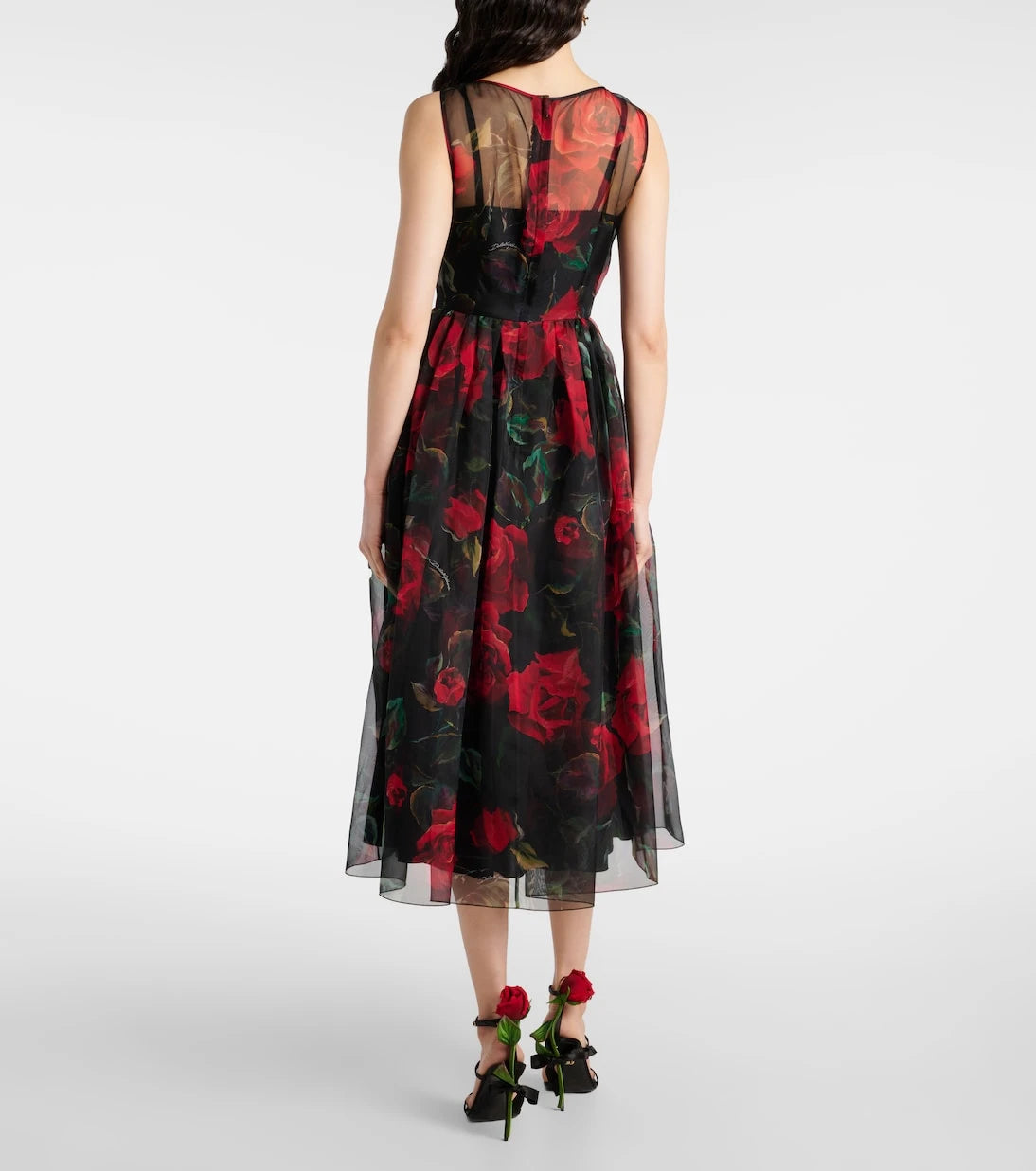 Dolce&Gabbana - Floral silk cocktail dress
