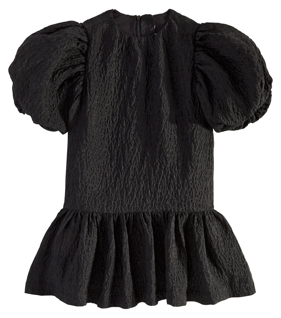 C'era Una Volta - Koko puff-sleeve brocade dress