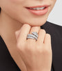 White Gold and Diamond Serpenti Viper Ring