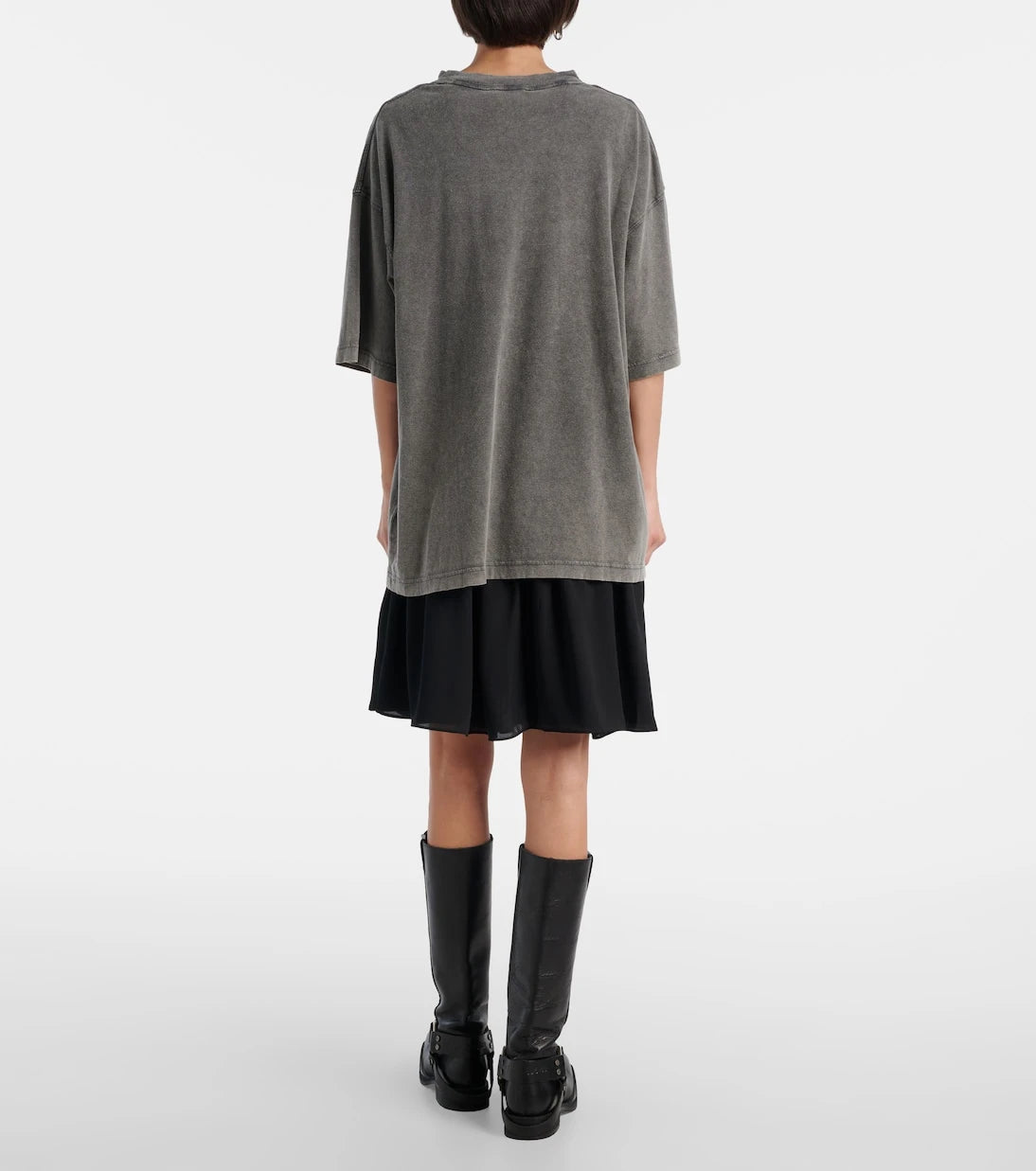 Acne Studios - Ennie logo cotton minidress