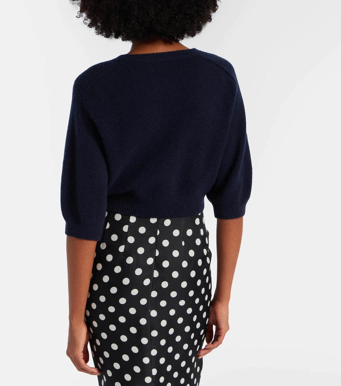 Khaite - Lorelai cropped wool and cashmere sweater