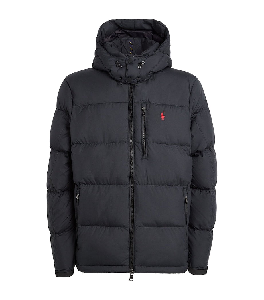Polo Ralph Lauren Black Water-Resistant Down Gorham Puffer Jacket