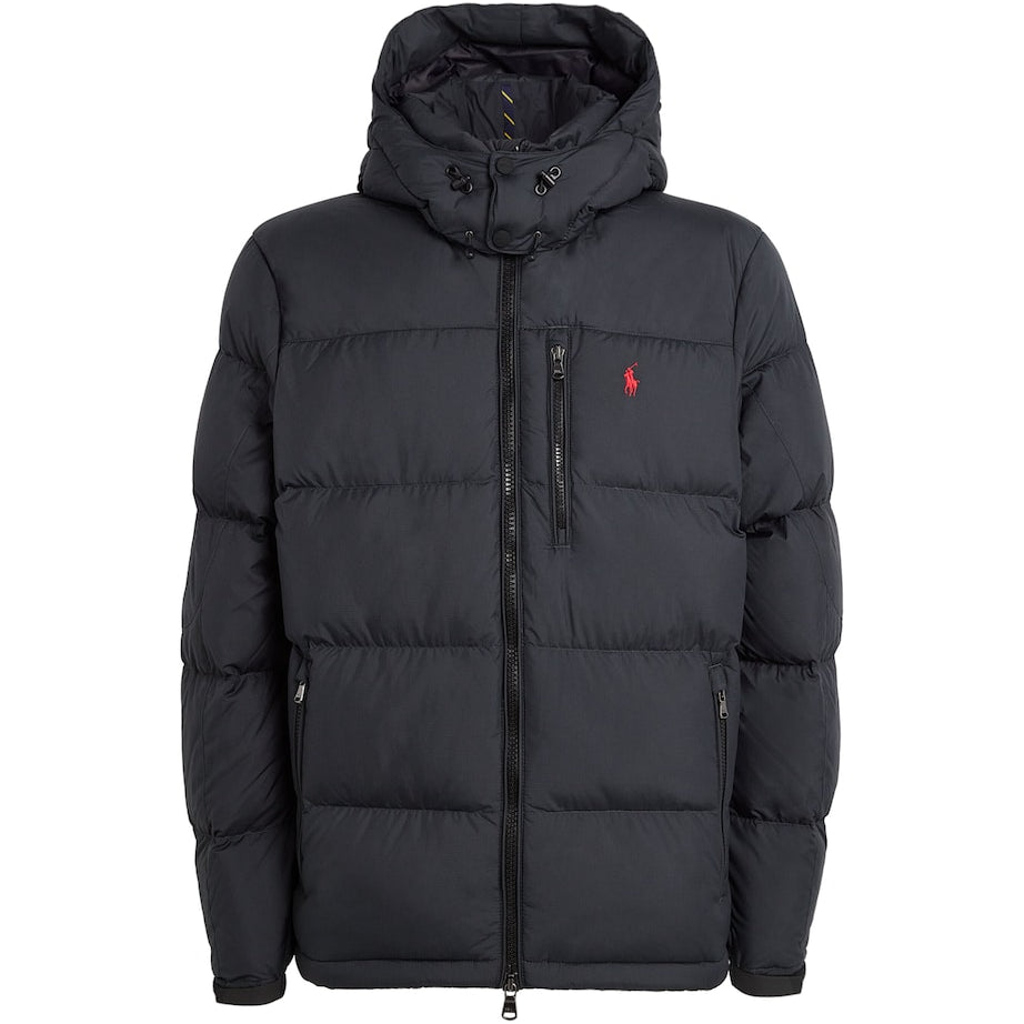 Polo Ralph Lauren Black Water-Resistant Down Gorham Puffer Jacket