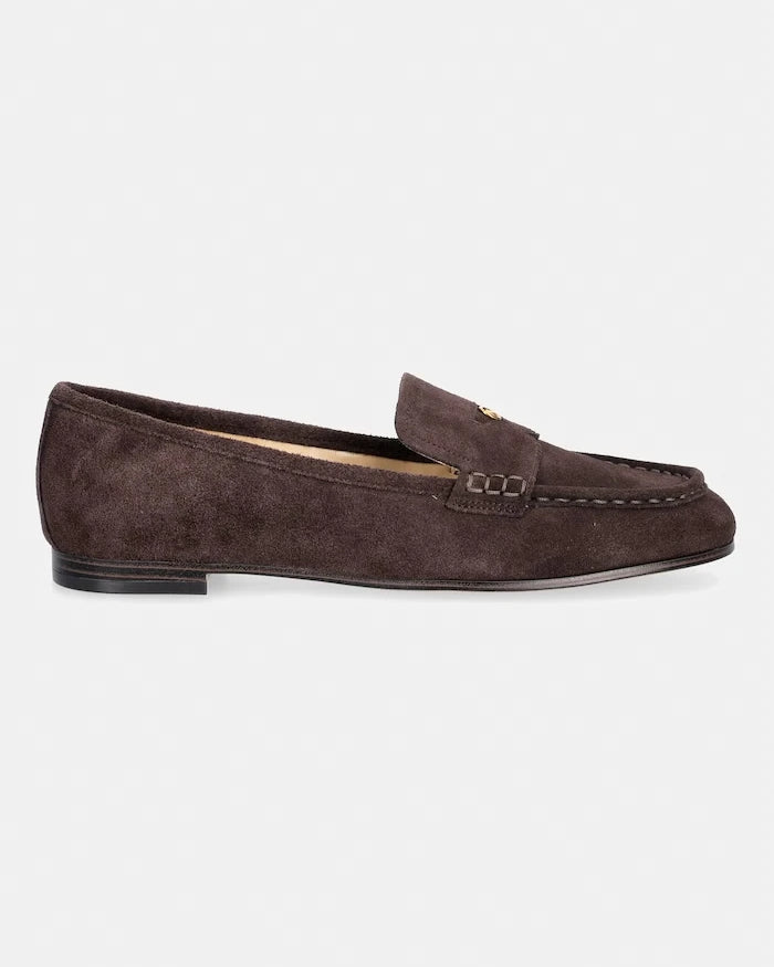 MICHAEL Michael Kors мокасини дамски от велур Jennings Loafer