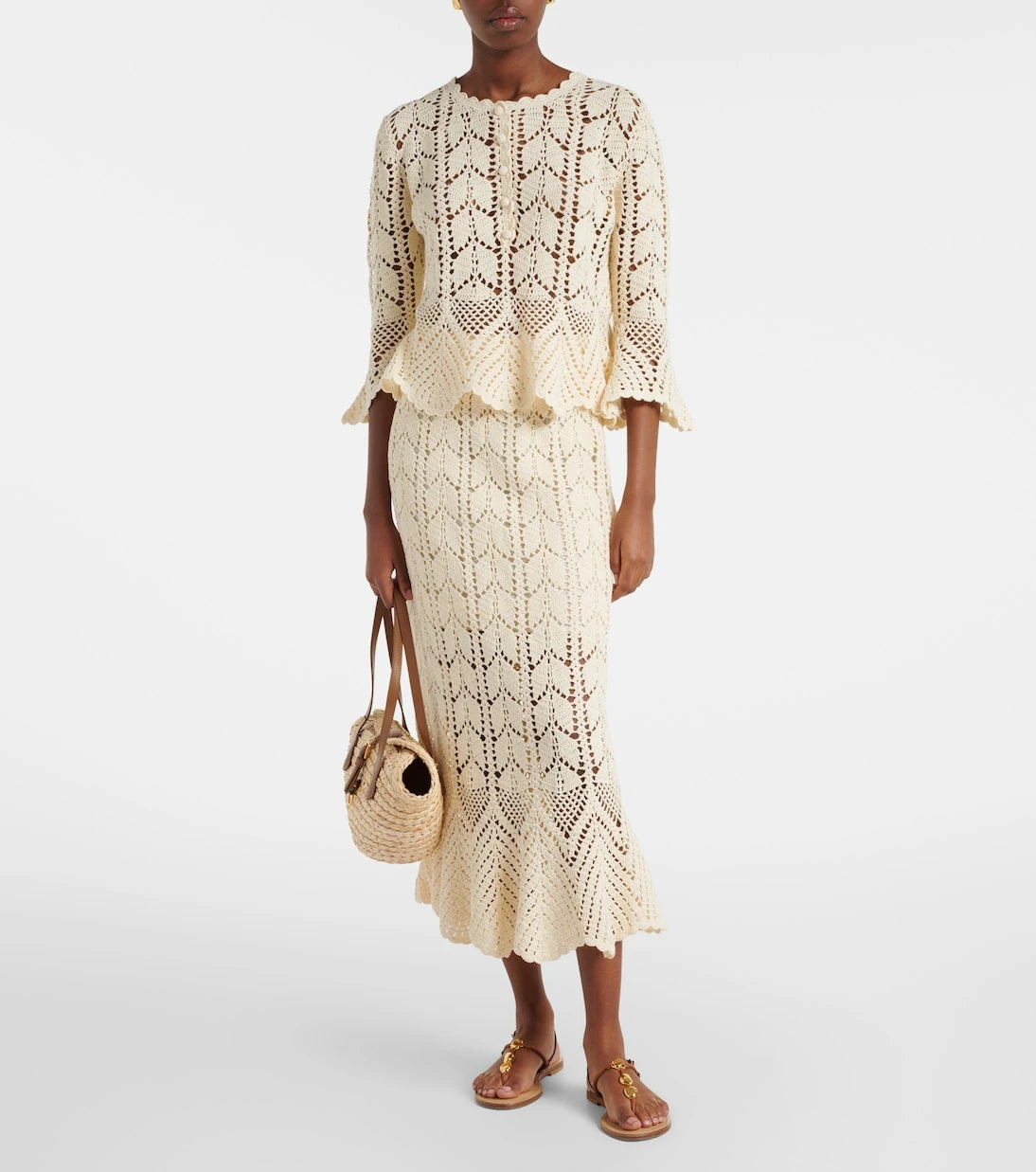 Zimmermann - Crochet cotton top