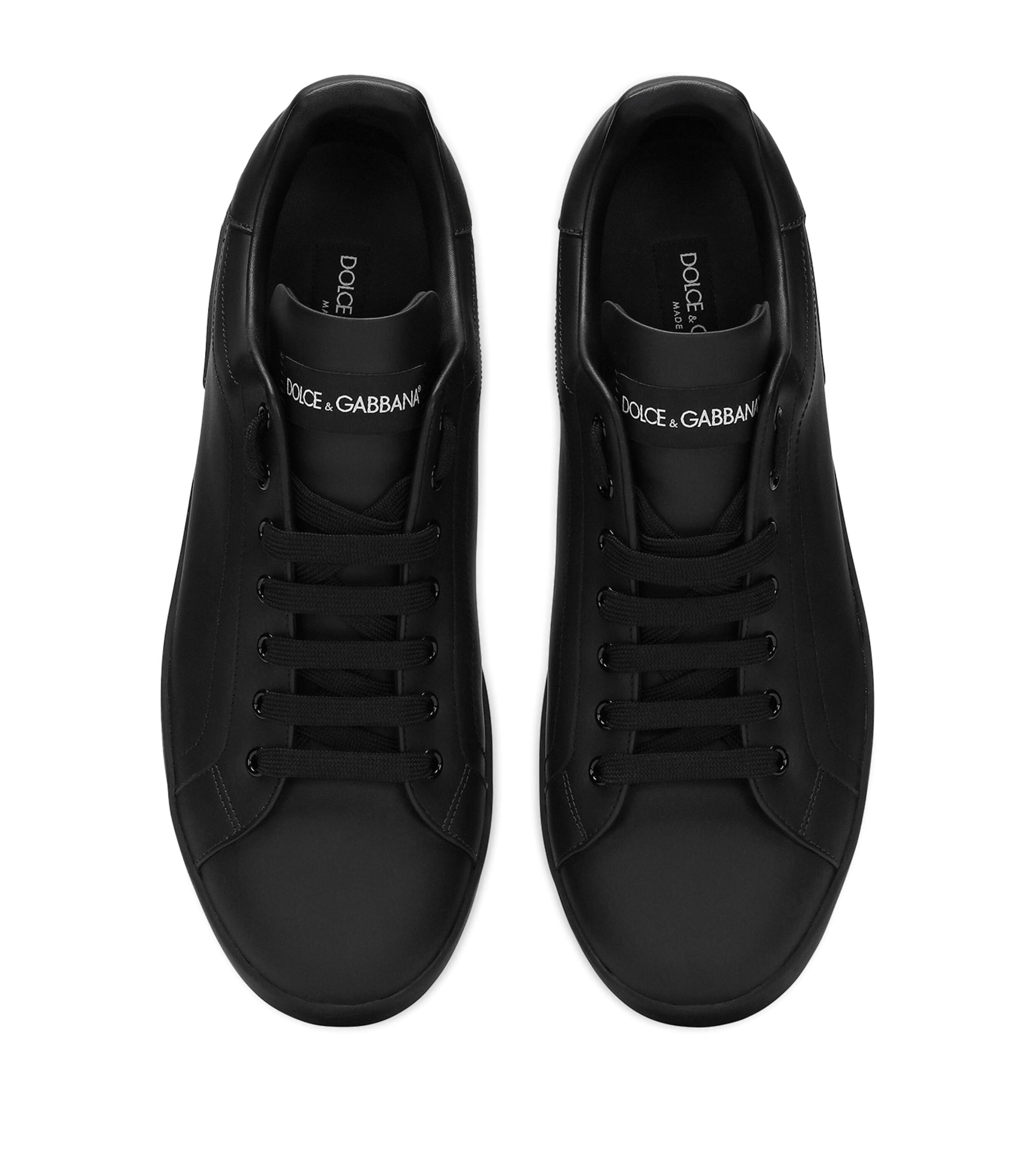 Dolce & Gabbana Leather Logo Sneakers