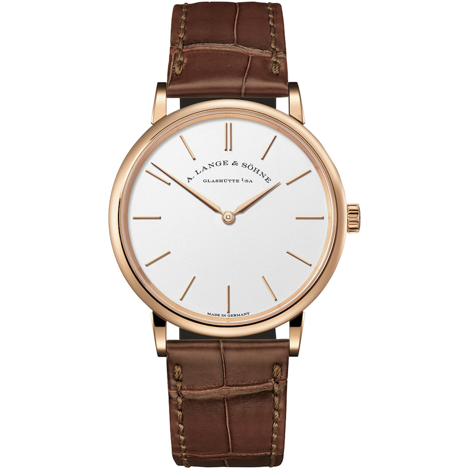 Rose Gold Saxonia Thin Watch 37mm
