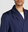 Derek Rose Satin Striped Robe