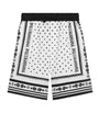 Dolce & Gabbana Kids Cotton Bandana Print Shorts (8-12+ Years)