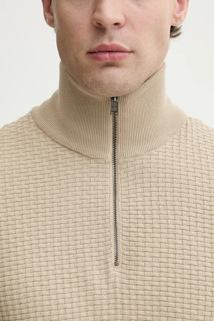 BOSS erkek pamuklu H-Ulicio kazak