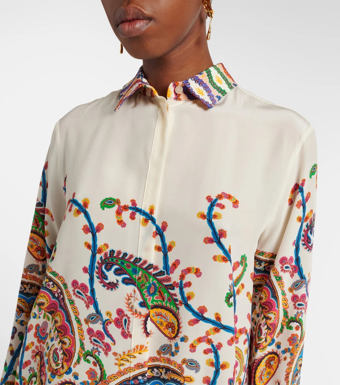 Etro - Paisley printed silk shirt