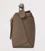 LOEWE Brown Medium Leather Puzzle Edge Top-Handle Bag