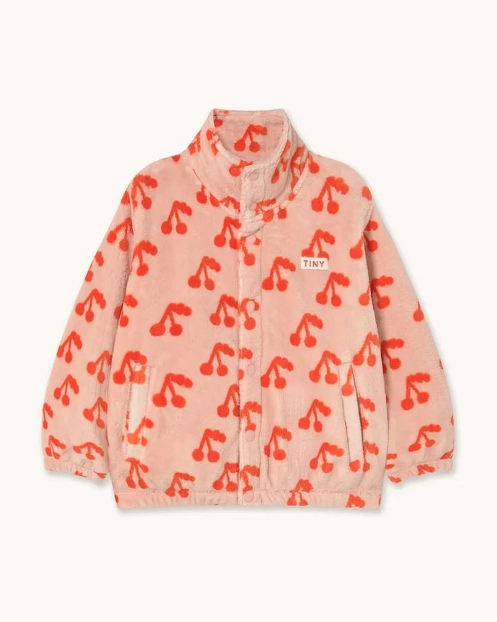 Детско яке Tinycottons CHERRIES POLAR JACKET
