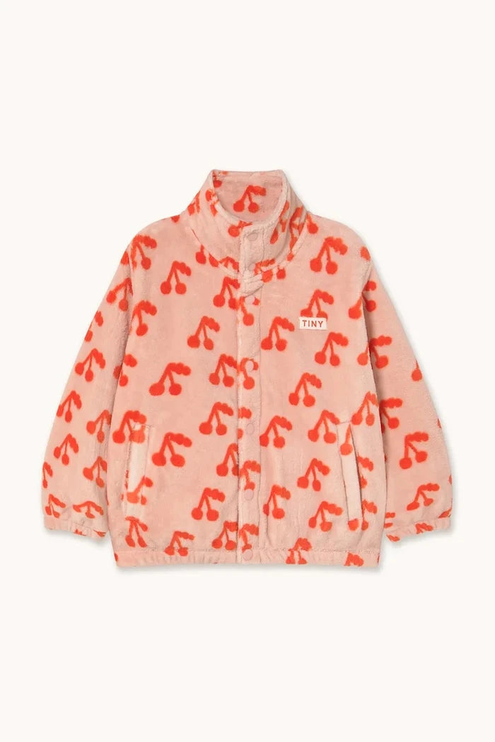 Детско яке Tinycottons CHERRIES POLAR JACKET