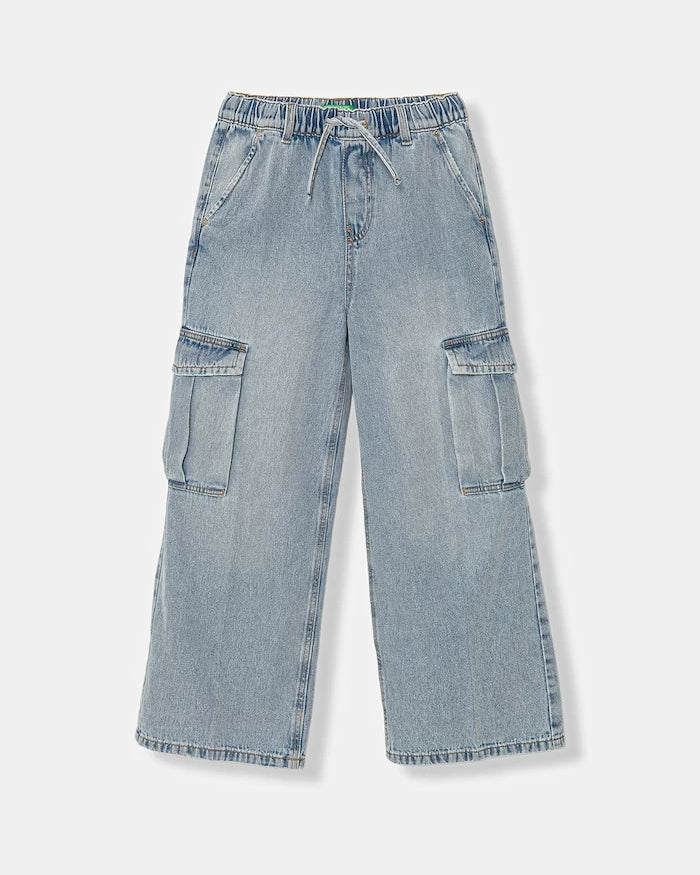 United Colors of Benetton Çocuklar İçin Wide Leg Jean