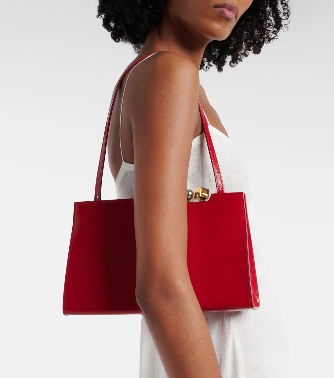 Jacquemus - Salon leather clutch