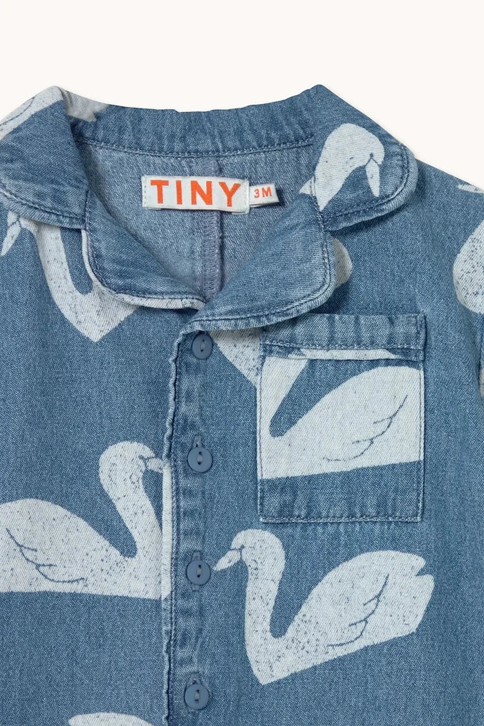 Tinycottons BIG SWANS BABY Tulum