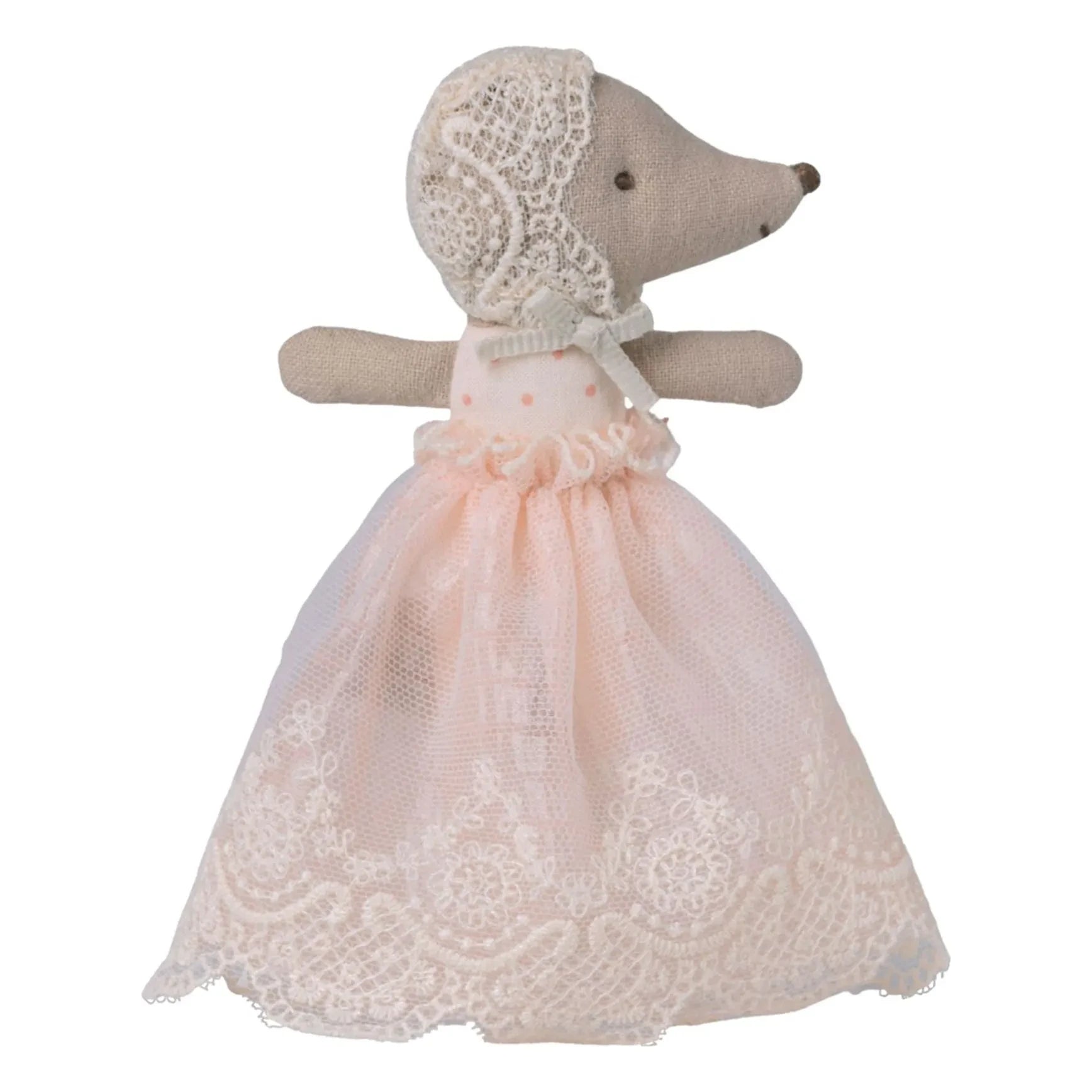 Maileg - Baby mouse in dress | Powder