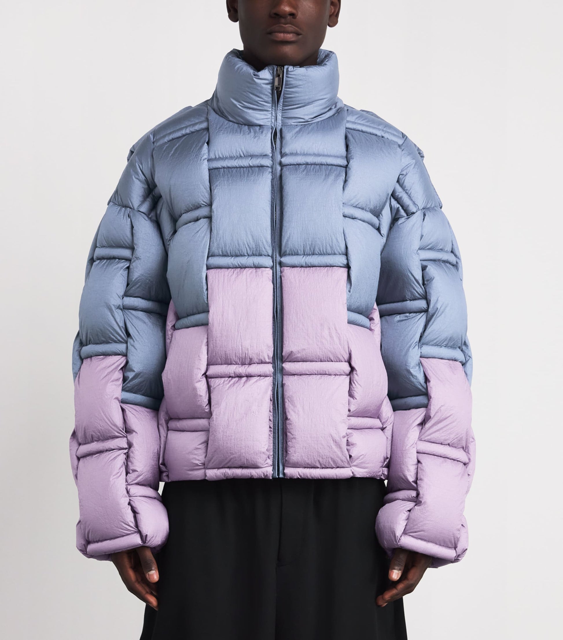 Raxxy Pink 3D Down-Filled Puffer Jacket