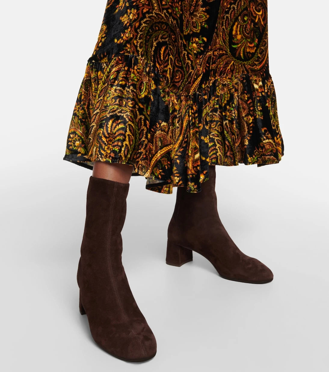 Aquazzura - Saint Honore suede ankle boots
