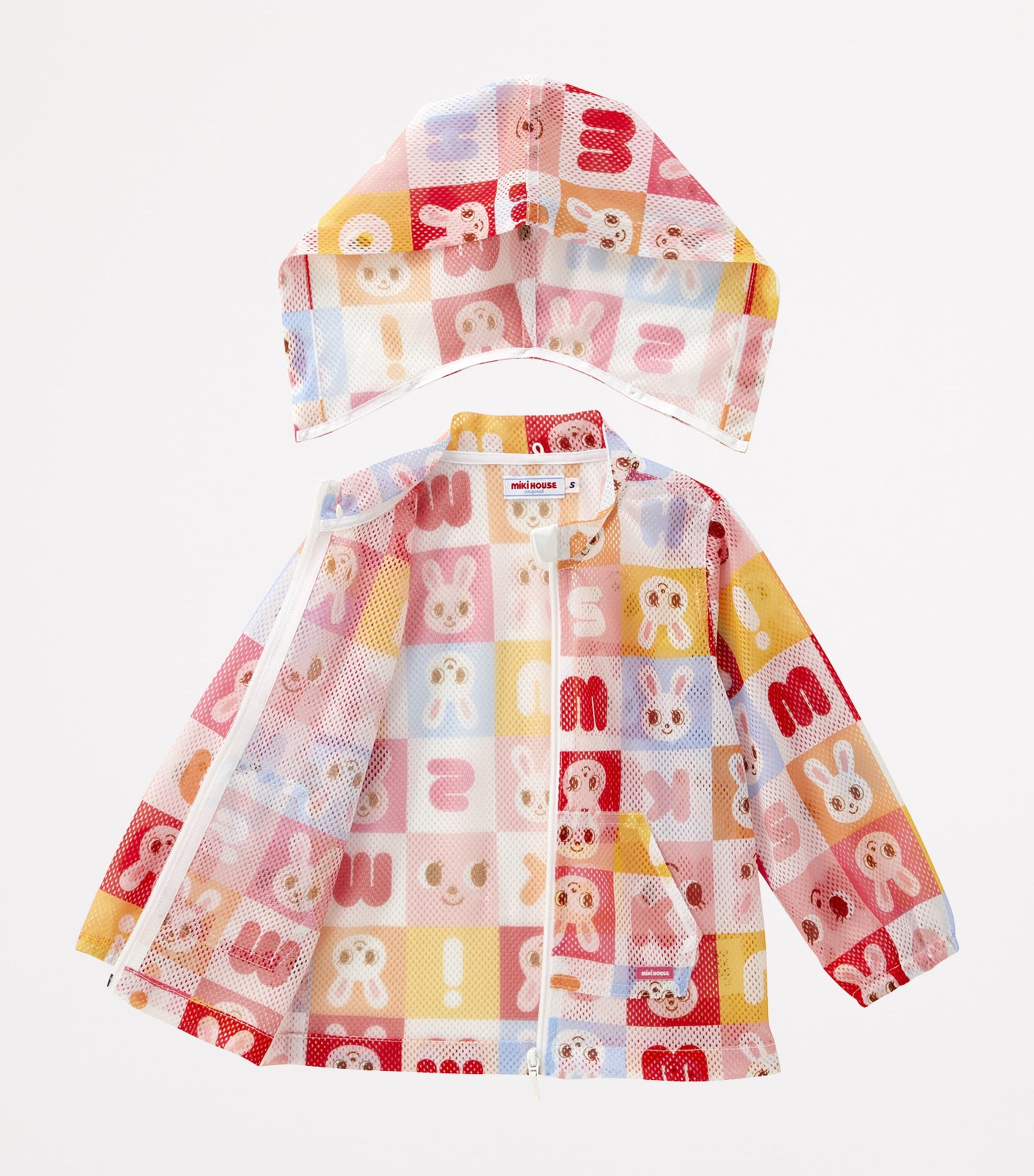 Miki House Mesh Bunny Print Jacket (2-5 Years)