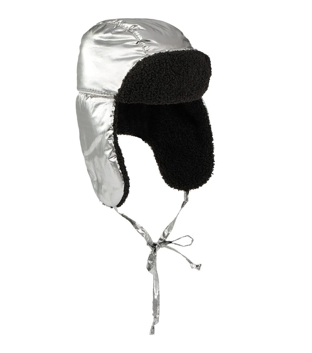 Maison Michel - Bibiana metallic leather hat