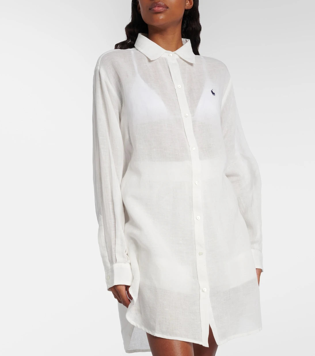 Polo Ralph Lauren - Oversized linen and cotton shirt