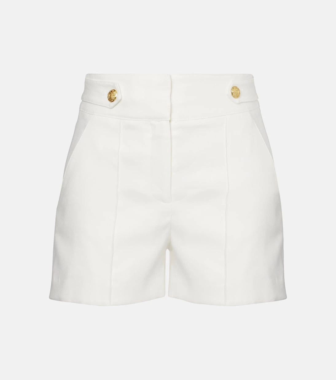 Veronica Beard - Runo high-rise linen-blend shorts