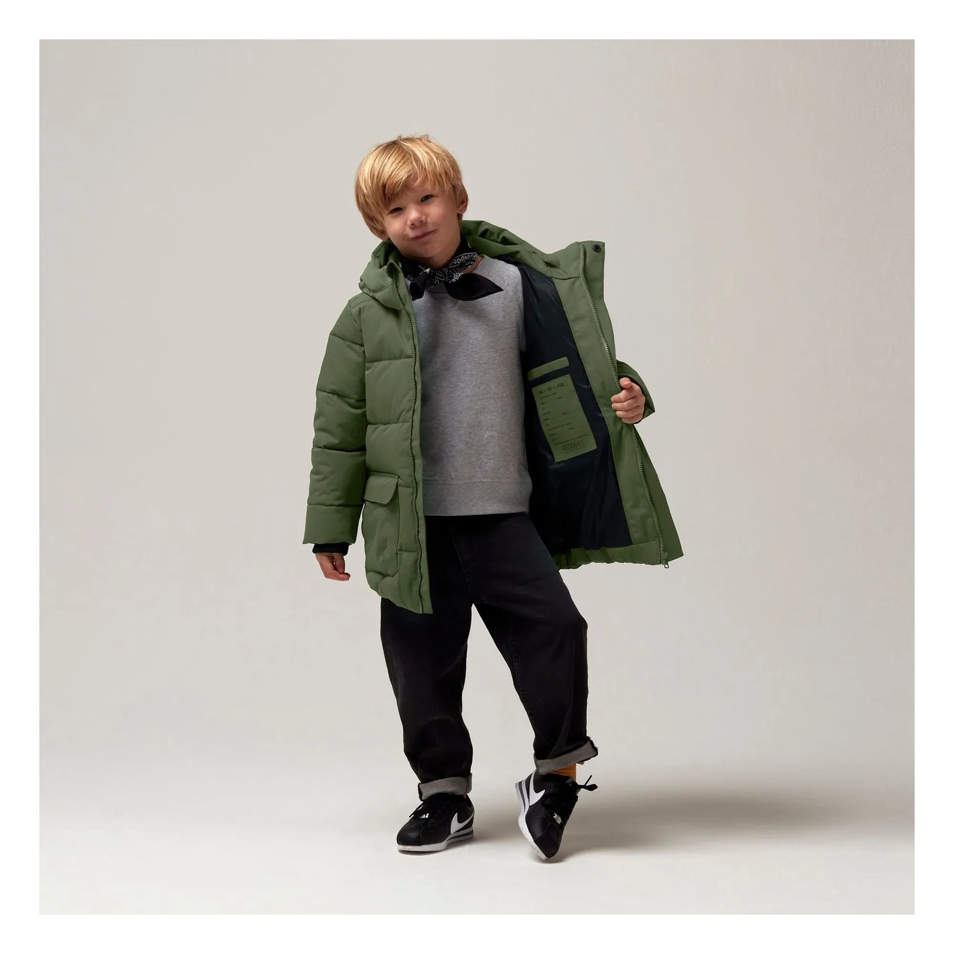 Gosoaky - Tiger Eye waterproof jacket | Khaki