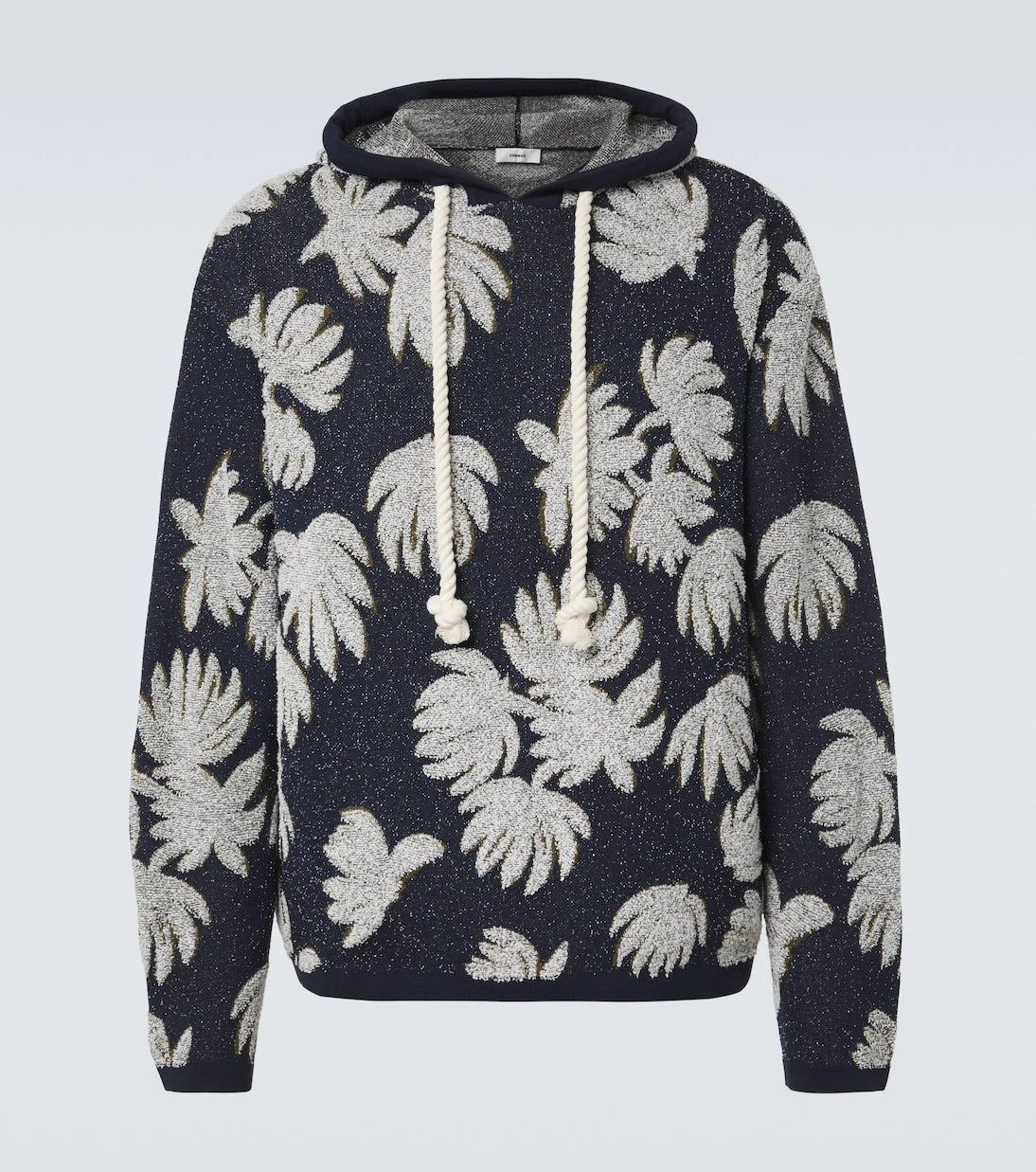Commas - Jacquard terry hoodie