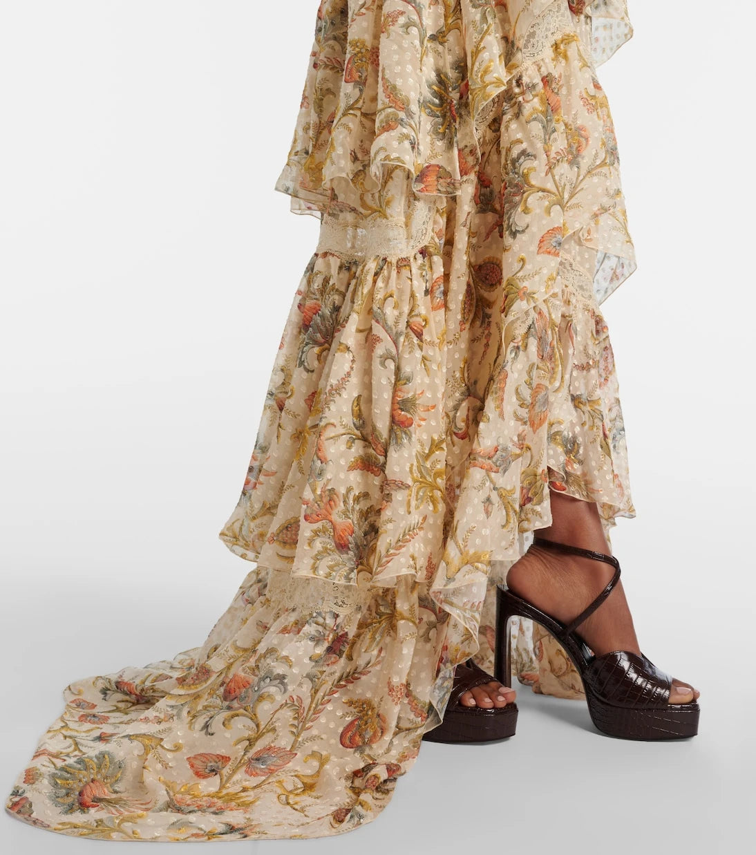 Etro - Printed silk-blend maxi dress