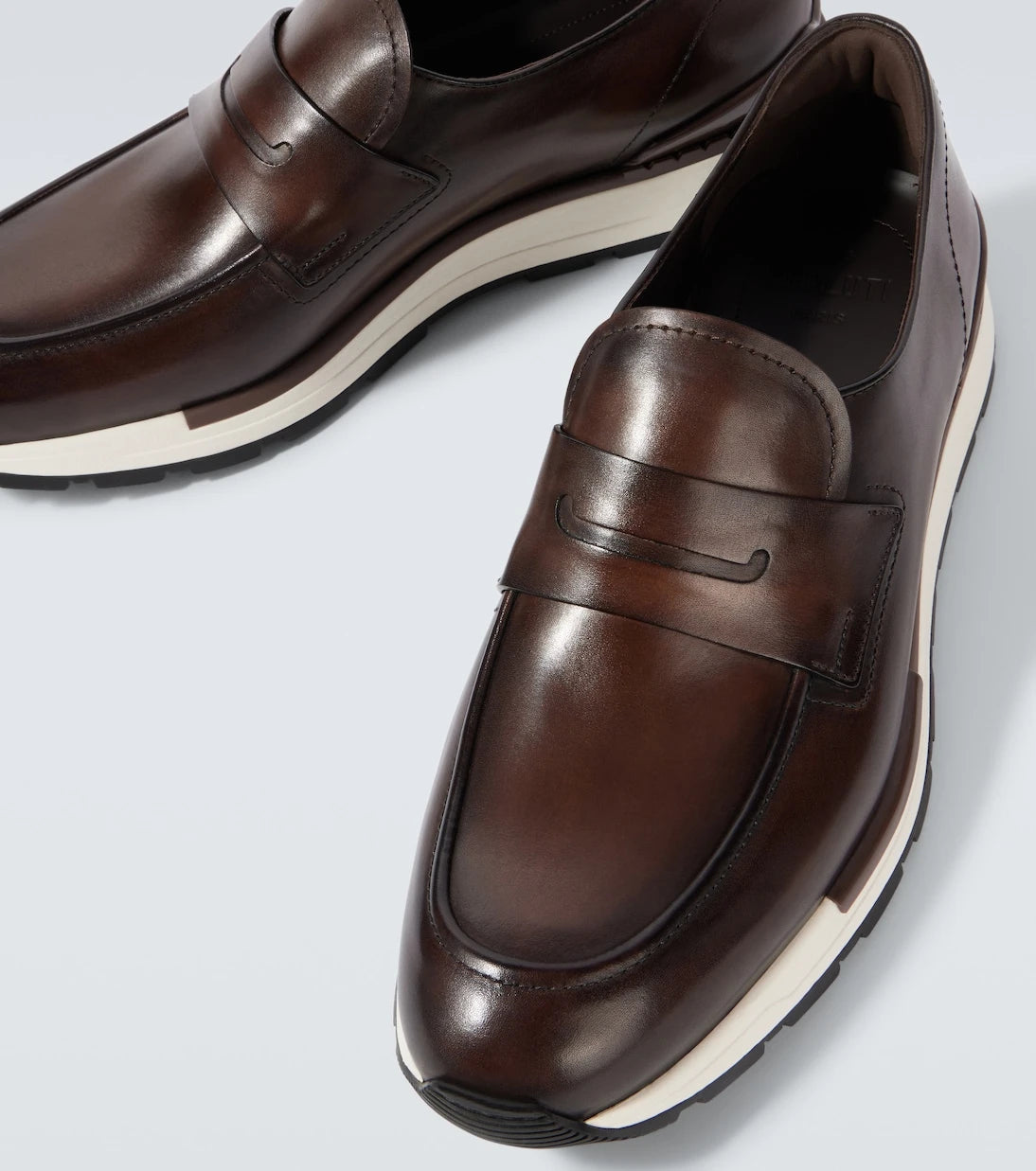 Berluti - Fast Track leather penny loafers