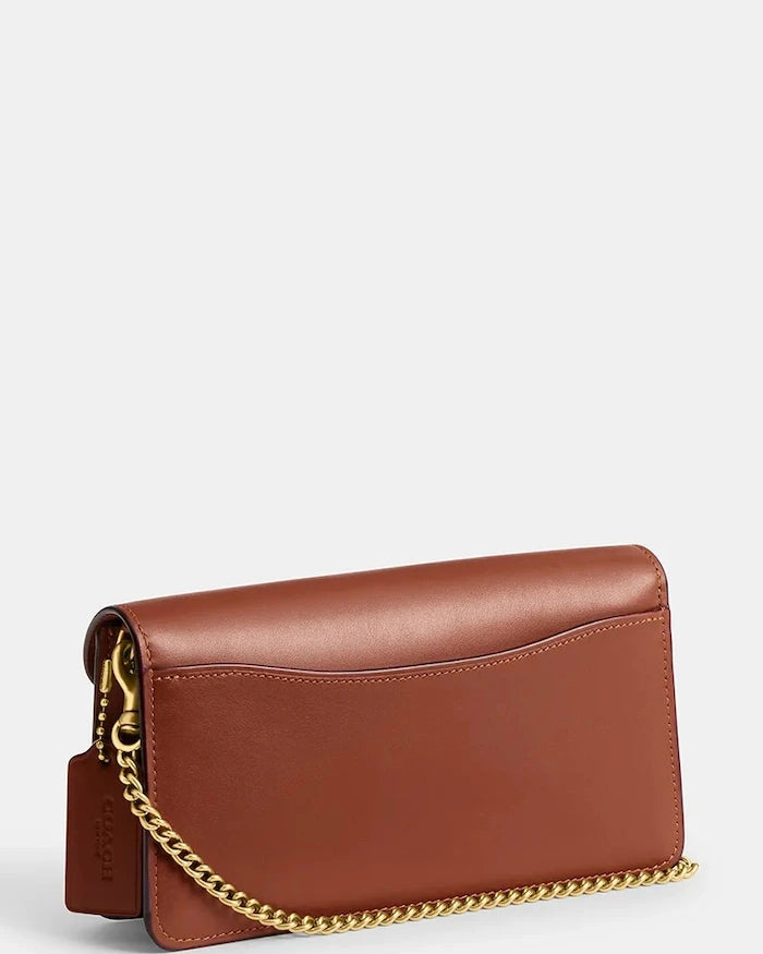 Кожена чанта Coach Tabby Chain Clutch In Signature Canvas