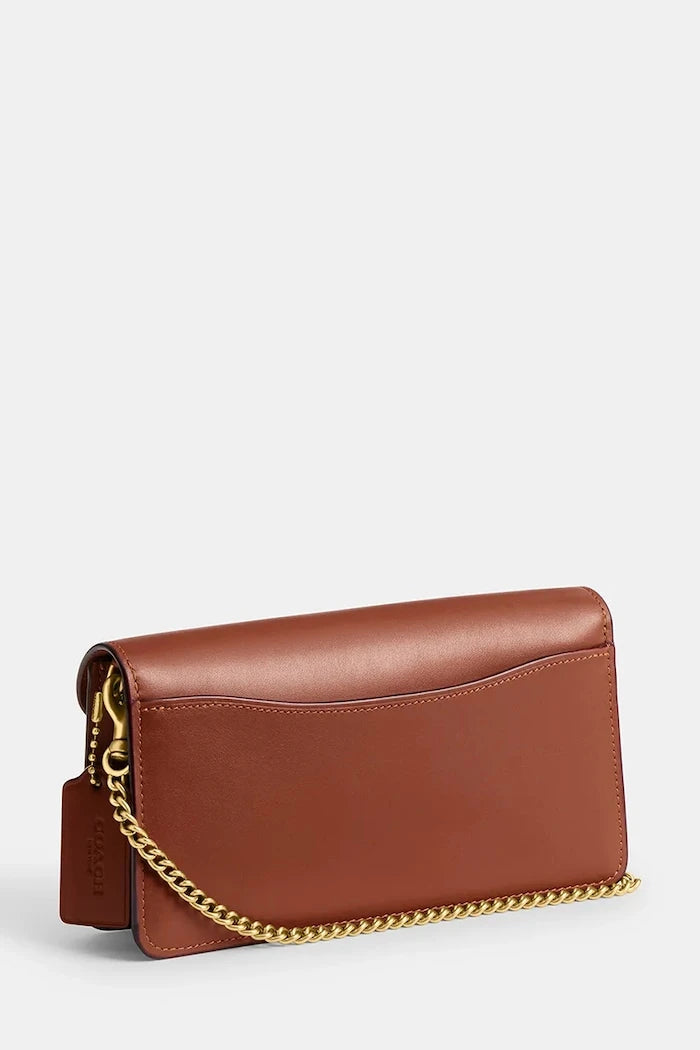 Кожена чанта Coach Tabby Chain Clutch In Signature Canvas