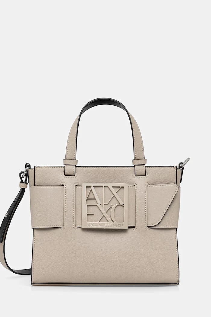 Armani Exchange kadın çantası, suni deriden